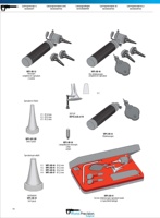 WORLD PRECISION SURGICAL CE ISO Certified Manual Reusable Stainless Steel Brass ENT Diagnostic Otoscope Ear Instrument Set