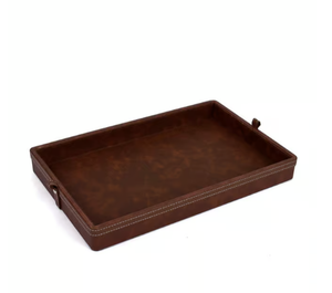 Plateau décoratif en bois à usage général, design minimaliste rectangulaire, fabriqué à la main par un artisan, pièce unique, plateau de service en bois pour couverts - Product Image 6