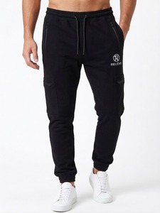 Men's <b>Oversized</b> Sweatpants <b>Joggers</b> Midweight Corduroy Fleece Track Pants Relaxed Loose Fit Elastic Waist Anti-Pilling Streetwear - Product Image 1
