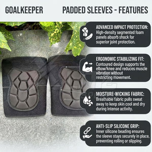 Série d'équipements sportifs d'usine : Genouillère de gardien de but de football en EVA respirante pour une protection complète lors des séances d'entraînement - Product Image 5