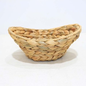 ถาดเสิร์ฟสานจากผักตบชวาธรรมชาติ ตะกร้าผลไม้ตกแต่ง ชามใส่อาหารแบบระบายอากาศ เป็นมิตรกับสิ่งแวดล้อม - Product Image 1