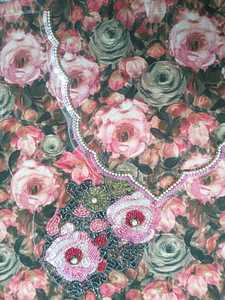 Robe d'été grande taille pour femme, brodée florale, ornée de perles et de sequins, taille naturelle, tenue de soirée élégante - Product Image 4