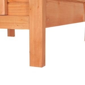 Gabbia per Polli e Conigli da 20 Pollici con Tetto Rimovibile Impermeabile, Tetto in Asfalto Verde Realizzato in Legno di Cedro Resistente per Piccoli Animali - Product Image 5