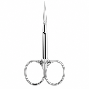 Ciseaux de manucure professionnels en acier inoxydable allemand, lame extra-fine et tranchante, design à motif laser, outil de beauté pour les cuticules - Product Image 1