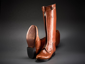 High Quality Durable Equestrian Polo Long Zipper Riding <b>Boots</b> Professional Training HorseShoes Real Leather Standard Customized - Product Image 3