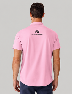 เสื้อยืดแขนสั้นผู้ชายแบรนด์ AMY ผ้าฝ้าย 100% ทรงปกติ ระบายอากาศได้ดี รับสกรีนโลโก้ ขายส่ง - Product Image 1