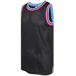 Maillot de basket-ball unisexe jaune en mesh sans manches, col rond, respirant, vêtements de sport pour adultes, toutes saisons, coupe classique, service OEM - Product Image 2