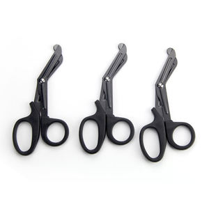 Tijeras Quirúrgicas de Acero Inoxidable Negras para Cintas Adhesivas, Uso Clínico y de Enfermería - Product Image 5