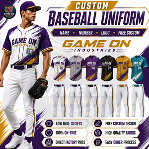 Vêtements de baseball personnalisés directement de l'usine, vêtements de sport pour hommes, maillot de baseball entièrement boutonné avec sublimation et pantalon assorti - Product Image 6