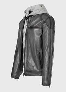 Chaqueta de Cuero para Mujer MOON WEARS, Diseño Vintage Personalizado Estilo 2026, Cuero Sintético con Aspecto de Piel, Chaqueta de Invierno con Logotipo Frontal, Estilo Urbano - Product Image 2