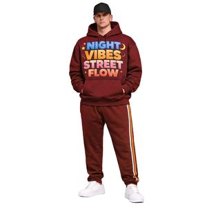 Conjunto deportivo personalizado para hombre, ajuste slim fit, parte superior e inferior, tejido transpirable y suave, ideal para gimnasio, fitness, correr o moda casual. - Product Image 1