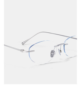 Photosensitive color-changing nearsighted <b>sunglasses</b> for women, adjustable to different degrees, ultra-lightweight, frameless - Product Image 3