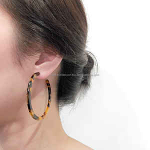 Conjuntos de joyería de moda al por mayor para damas, elegantes pendientes de cuerno de búfalo, pendientes de cuerno de vaca a bajo precio de FWE - Product Image 1