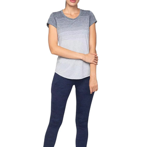 Camisetas Deportivas de Yoga para Mujer con Logotipo Personalizado, Ajustadas, Transpirables, para Primavera/Verano, Venta al por Mayor - Product Image 2