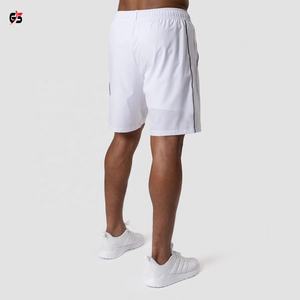 Pantalones cortos de gimnasio para hombre, ropa de entrenamiento atlético de tela polar 100% de poliéster, con logotipo personalizado, servicio OEM - Product Image 6