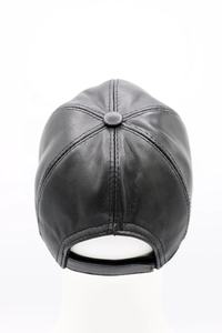 Gorra de béisbol de cuero genuino para hombre, gorro de béisbol de cuero genuino, lavado con agua caliente, venta al por mayor, LC-0002 - Product Image 6