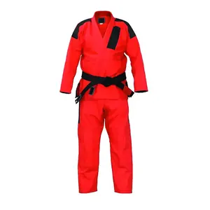 Kimono blanc de Jiu-Jitsu BJJ personnalisé de marque professionnelle haut de gamme pour hommes, uniforme de Jiu-Jitsu brésilien, vêtements d'arts martiaux de haute qualité - Product Image 4