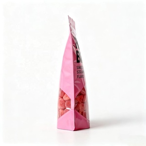 Thân thiện với môi tùy chỉnh <span class=keywords><strong>Ziplock</strong></span> đứng lên Túi <span class=keywords><strong>PE</strong></span> nhựa đóng gói với nhôm lá Snack kẹo Túi - Product Image 4