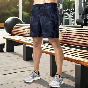 Short de gymnastique en maille légère pour hommes High Street Respirant Summer Casual Workout Training Fitness Activewear Quick Dry Basketball - Product Image 1