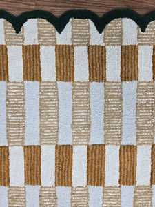Custom blue grey beige Hand Tufted Wool Rug Soft Plush Cut Pile Solid Color Durable Modern Designer Floor <b>Carpet</b> for Home Use - Product Image 2