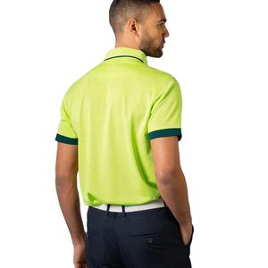 Chemise de golf pour homme de haute qualité, très vendue, 100% polyester, séchage rapide, respirante, manches courtes, tricotée, brodée - Product Image 2