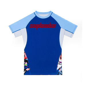 เสื้อรัดกล้ามเนื้อ MMA ยูนิเซ็กซ์ SAQIB&CO รุ่นปกติ พิมพ์ลายดิจิทัล ระบายเหงื่อได้ดี น้ำหนักเบา ยืดหยุ่น ผลิตจากผ้าสแปนเด็กซ์/โพลีเอสเตอร์ สำหรับกีฬาต่อสู้ - Product Image 3