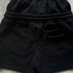 Shorts de survêtement décontractés à double taille coupe ample style streetwear avec imprimé lettres Y2K - Product Image 5
