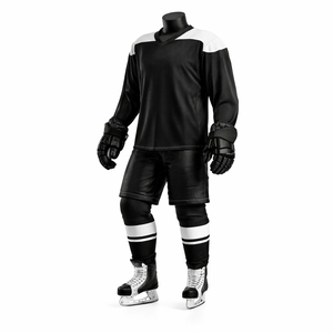 Uniforme de Hockey sobre Hielo Más Vendido, Conjunto de Jersey y Pantalones Deportivos Transpirables con Marca Personalizada, Fabricación Directa de Fábrica - Product Image 4