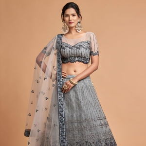 Launching New Soft Net Heavy Sequence Cord and Embroidery Work Party Wear Designer Lehenga Choli Collections by Royal Export - Product Image 2