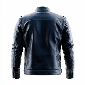 Veste en cuir de haute qualité, élégante et raffinée, pour usage décontracté - Product Image 5