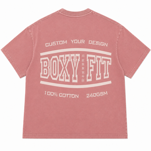 Boxy Fit Oversized T-<b>Shirt</b> 100% Cotton 240GSM <b>Short</b> <b>Sleeve</b> <b>Men's</b> Casual Letter Print O-Neck Jersey Knitted - Product Image 5