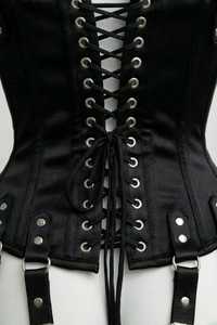 Faja Reductora de Cintura de Cuero con Encaje para Mujer, Tallas Grandes, Ajustable, Estilo Sexy, para Corrección de Postura - Product Image 6