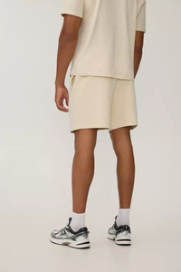 Ensembles décontractés pour hommes : T-shirt à manches courtes + short uni, ensemble court tendance pour hommes avec poches, prix avantageux - Product Image 3