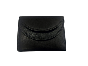 WRIZA Genuine Leather <b>Wallet</b> for Women | Textured Black Compact Party Purse RFID Blocking Multiple Card Slots Coin Pocket - Product Image 6