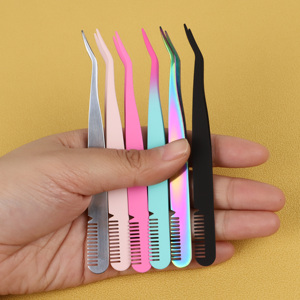 Prix de gros OEM – Pince à cils en acier inoxydable multicolores, applicateur Mirha Instruments - Product Image 5