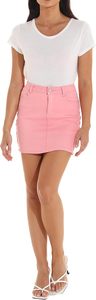 Mini Denim Skirt Women Sexy High Waist Belt A-Line Slim Skirt Casual Summer Korean Streetwear Short Skirt Cotton - Product Image 3