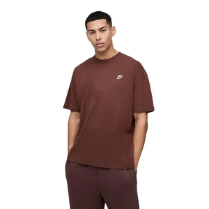 T-shirts Homme Col Rond en Double Jersey 100% Coton, Impression Personnalisée, Coupe Ample et Épaisse 200 GSM, Style Streetwear USA – Meilleures Ventes - Product Image 1
