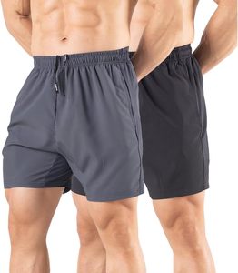 Shorts de sport pour hommes, respirants, à séchage rapide, légers, en tissu extensible, pour l'entraînement athlétique, la course à pied, le football, la remise en forme, les exercices - Product Image 1
