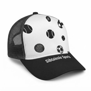Gorra de béisbol unisex deportiva de malla con patrón personalizado, gorra trucker con logo bordado personalizado, snapback ajustable, sombrero casual para el sol, OEM de fábrica - Product Image 2