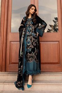 Salwar Kameez élégant pour femme, longueur cheville, en modal, broderie florale, coupe classique, pour mariage, Inde, Pakistan, matériaux recyclés - Product Image 6