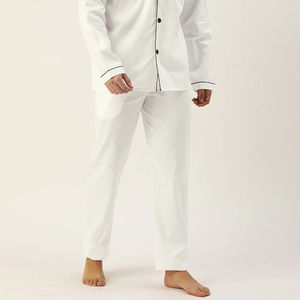 Conjunto de Pijama de Satén con Logotipo Personalizado, Corte Anatómico, Ajuste Moderno y Lujoso, Directo de Fábrica - Product Image 6