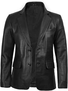 Leather Mens Real Leather Jacket Custom Design Best Price Breathable Coat Made in Pakistan - Product Image 4