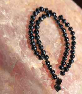 Perlas de diamante moissanita negras de 6.5 MM a 7 MM y 2 piezas de diamante moissanita de forma cuadrada - Product Image 2