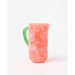 Carafe en résine faite à la main au design rétro, finition durable, pour thé, café et boissons, idéale pour les occasions festives, avec poignée - Product Image 1