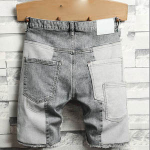 กางเกงยีนส์ขาสั้นผู้ชายสุดฮิต สไตล์สตรีทแวร์ คุณภาพสูง แฟชั่นใหม่มาแรง เหมาะสำหรับใส่เที่ยวข้างนอก - Product Image 2