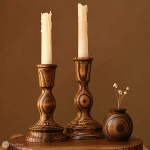 Figura Decorativa Moderna de Madera Maciza Hecha a Mano, Multiusos, Simple y Elegante, Decoración Navideña para el Hogar, Decoración para Ramadán, Artesanía Ecológica - Product Image 4