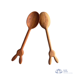 [ALTA CALIDAD] |   Cuchara de madera artesanal para café, té, especias, miel, para remover, comer, utensilios de cocina, exportación de Vietnam - Product Image 1