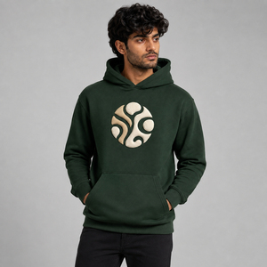 Sweat-shirt à capuche pour homme, hiver, avec graphismes tactiles, texture douce, 100% coton, écologique, mouvements faciles - Product Image 6