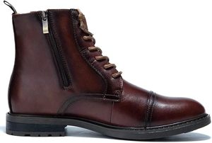 Bottes élégantes en cuir véritable avec fermeture éclair, confortables et de haute qualité, chaussures habillées décontractées pour hommes à prix de gros 2026 - Product Image 3