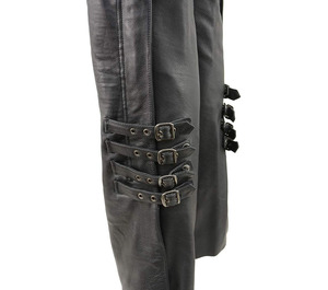 Samroz Sports Customizable Premium <b>Leather</b> Seamless Fusing Motorcycle Riding <b>Chaps</b> for Women Bikers All Seasons - Product Image 4